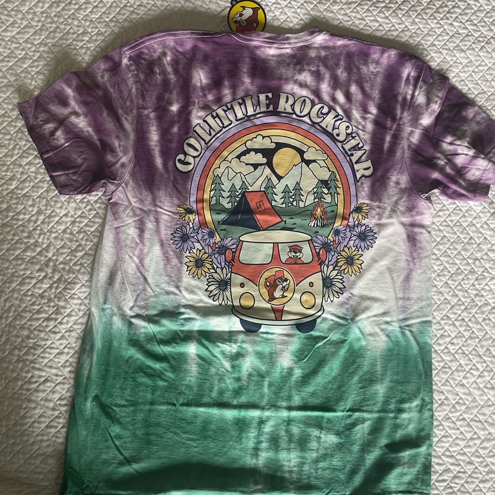 NWT Buccees Large Unisex Tie Die T-Shirt